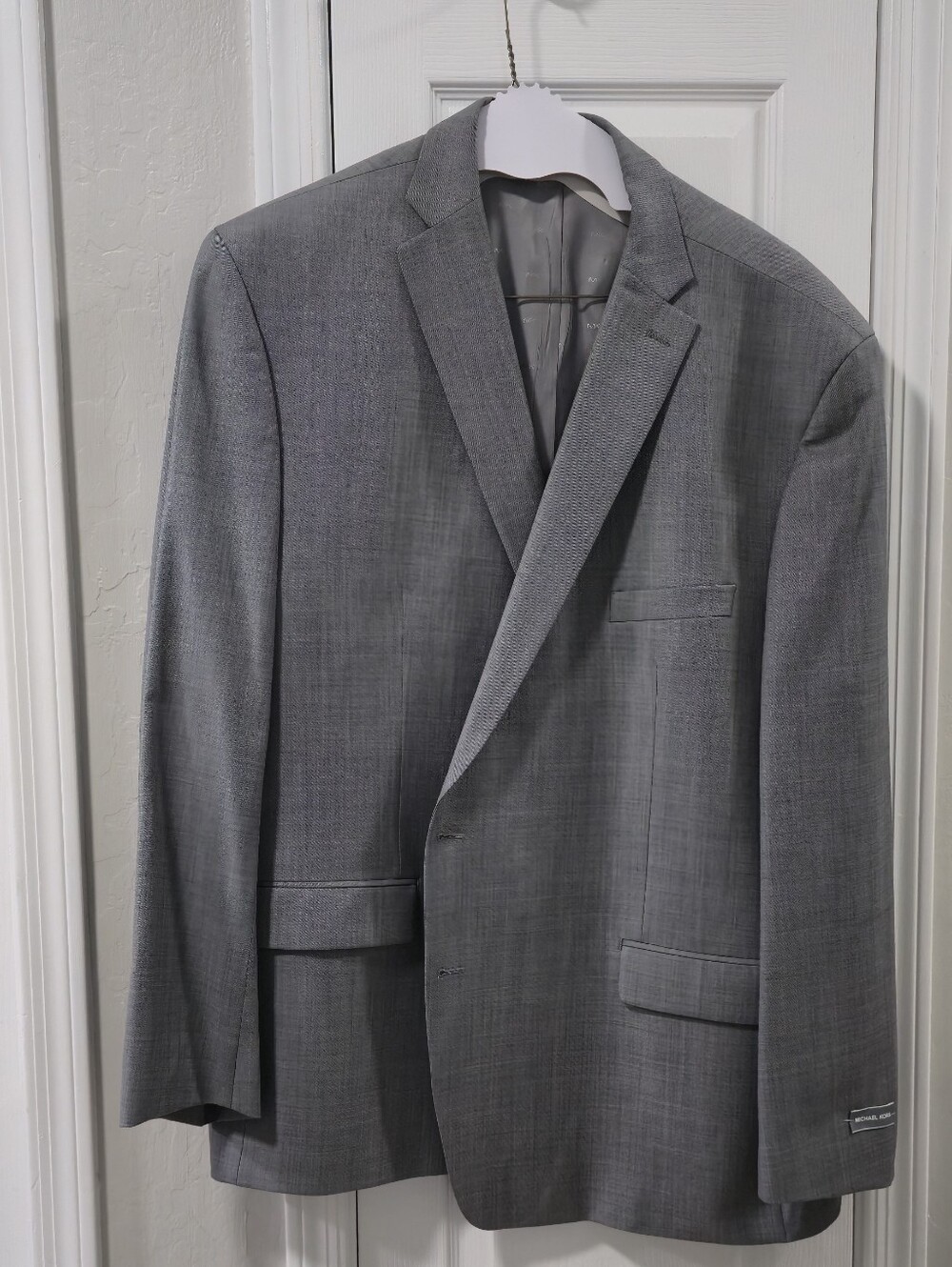 Michael Kors Gray Men's Two-Button Suit Jacket